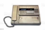 Старый Факс Аппарат — стоковые фотографии и другие картинки Факсимильный  аппарат - iStock